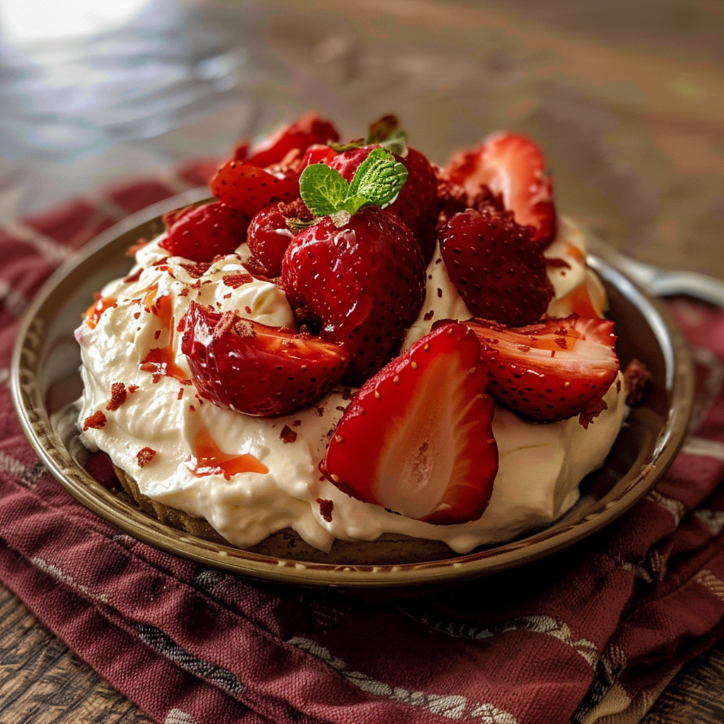Delicious Decadent Roasted Strawberry Whipped 4 decadent roasted strawberry whipped