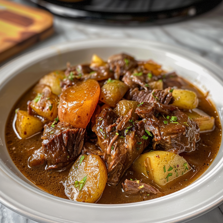 Easy Homemade Slow Cooker Tender Pot 4 slow cooker tender pot