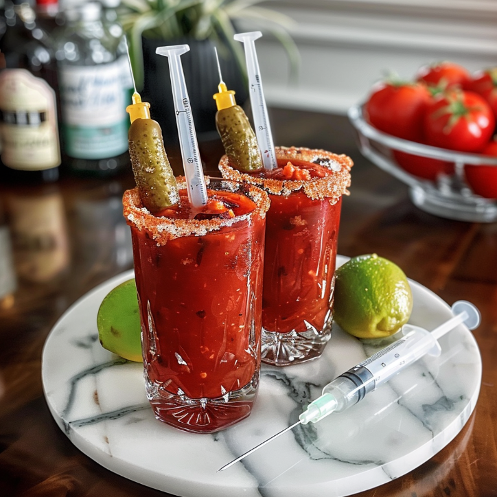 Spooky Bloody Mary Syringe: A Family Favorite 2 spooky bloody mary syringe