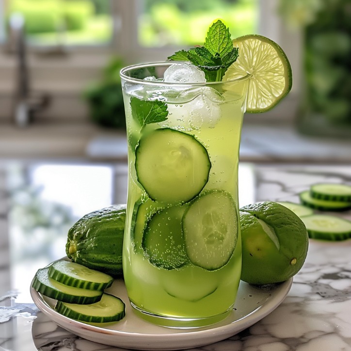 Irresistible Refreshing Cucumber Mint Limeade