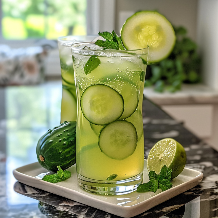 Irresistible Refreshing Cucumber Mint Limeade 2 refreshing cucumber mint limeade