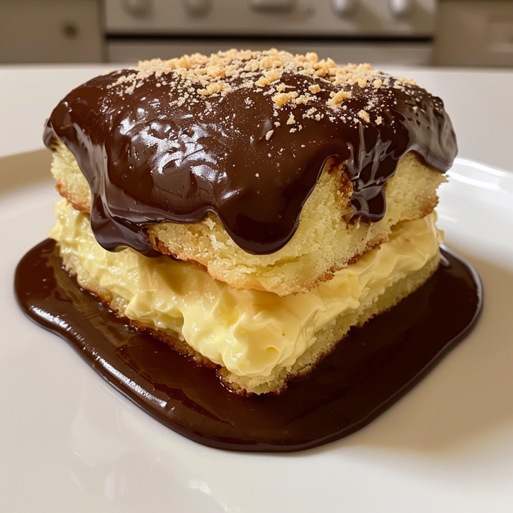 Must-Try Boston Cream Pie Poke 2 boston cream pie poke