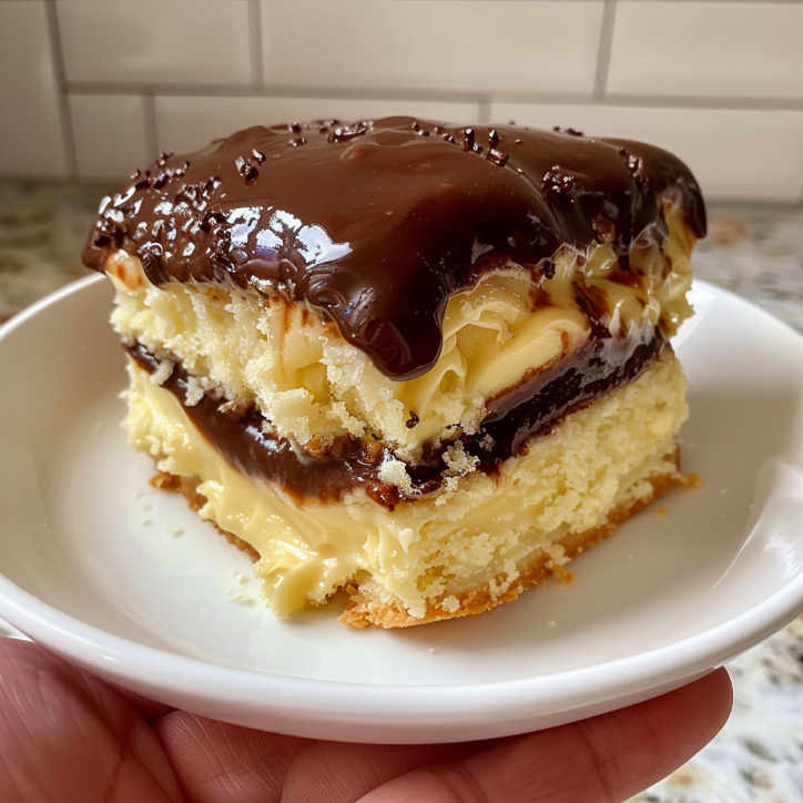 Must-Try Boston Cream Pie Poke 4 boston cream pie poke