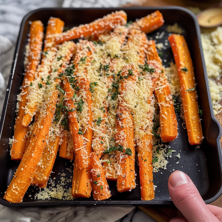 crispy parmesan carrots your