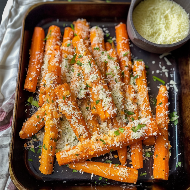 crispy parmesan carrots your