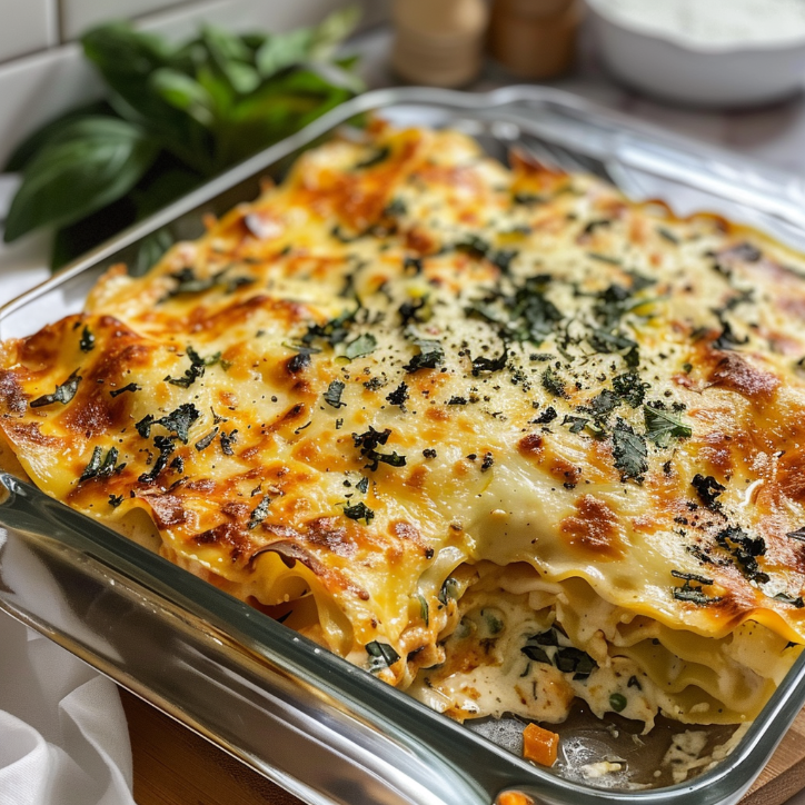 Cheesy Garlic Vegetable Lasagna Alfredo Sauce 2 vegetable lasagna alfredo sauce