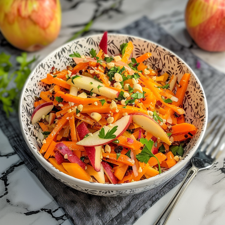 Zesty Carrot Apple Salad for the Whole Family 3 zesty carrot apple salad