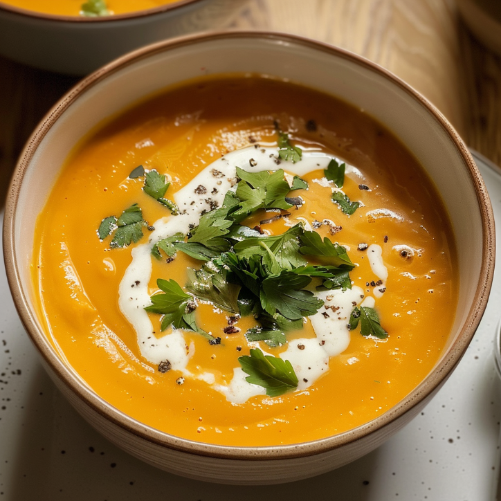 cremige rbissuppe mit kokoszauber