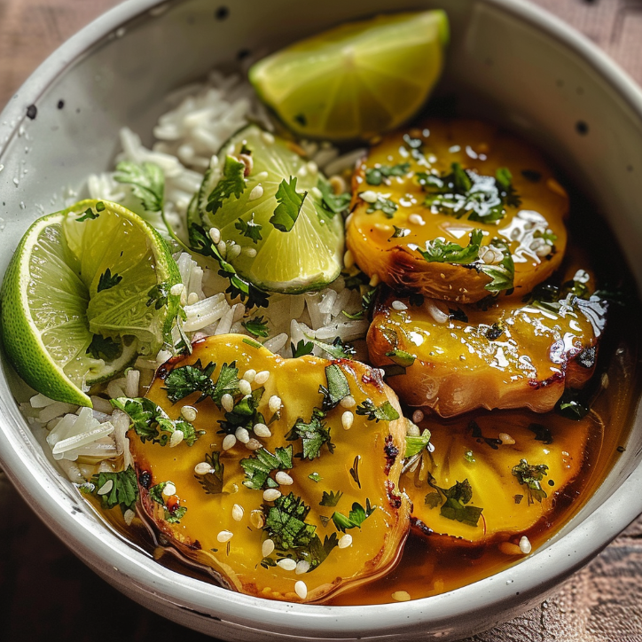 honig limetten hnchen mit: Honig-Limetten-Hühnchen