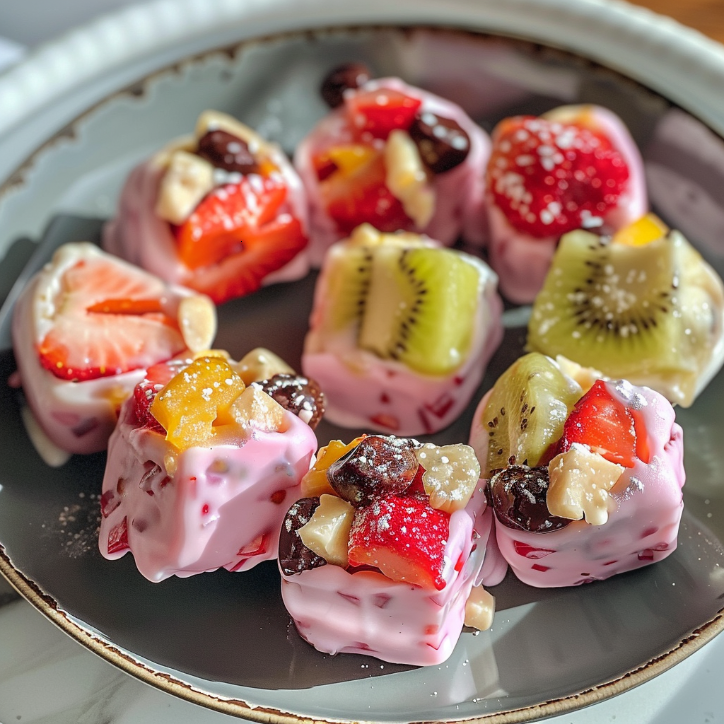 fruchtige joghurt bites zwischendurch