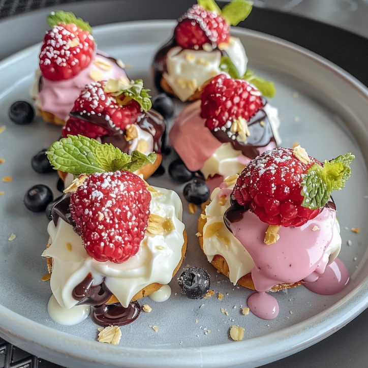 fruchtige joghurt bites zwischendurch: Fruchtige Joghurt Bites