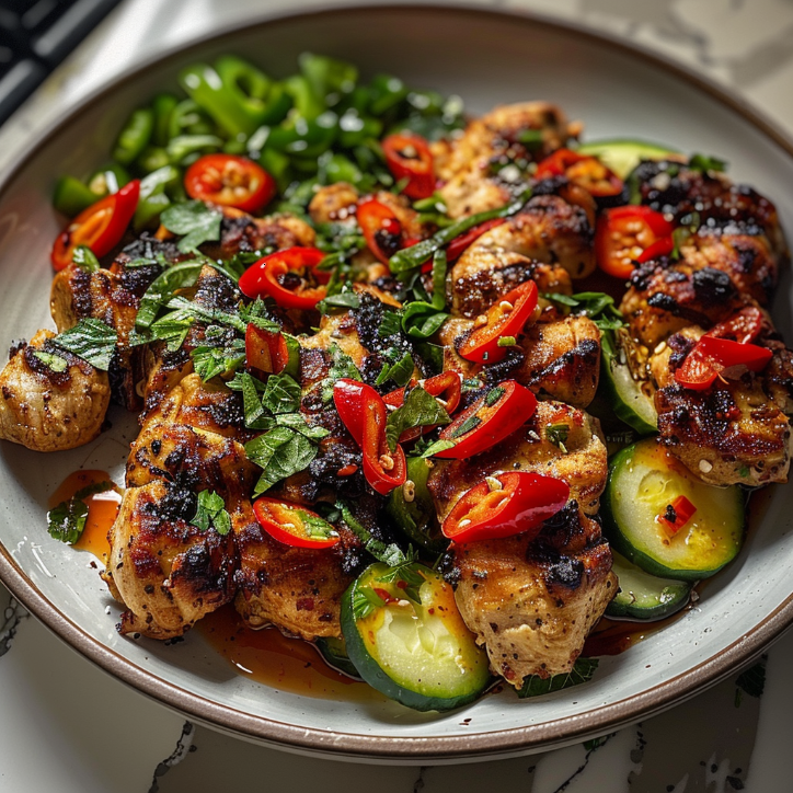 zitronen chili grillh hnchen: Zitronen-Chili Grillhähnchen