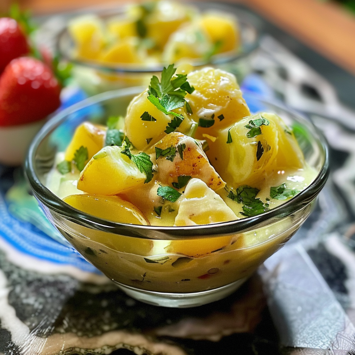 french potato salad green