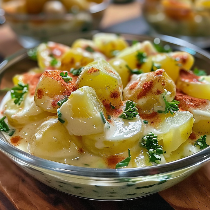 french potato salad green