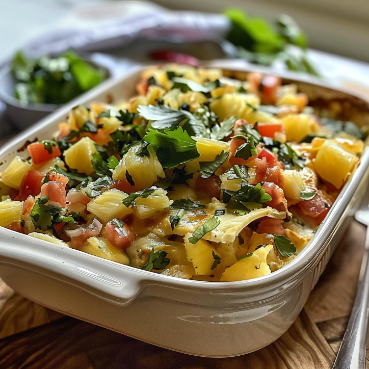 pineapple salsa dinner tonight