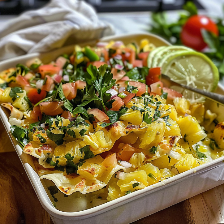 pineapple salsa dinner tonight