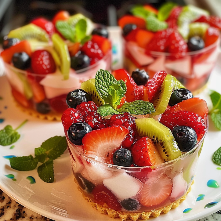 sugar cookie fruit tarts