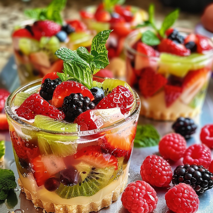 sugar cookie fruit tarts