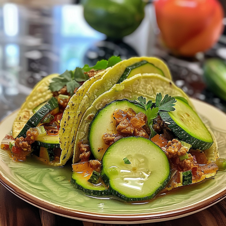 how make zucchini taco