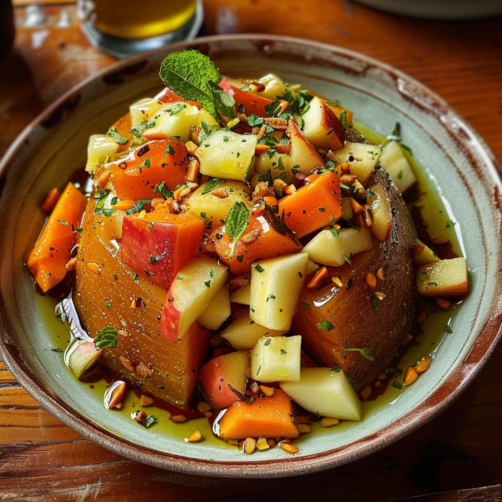zesty carrot apple salad