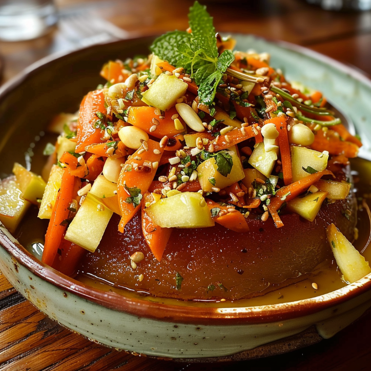 zesty carrot apple salad