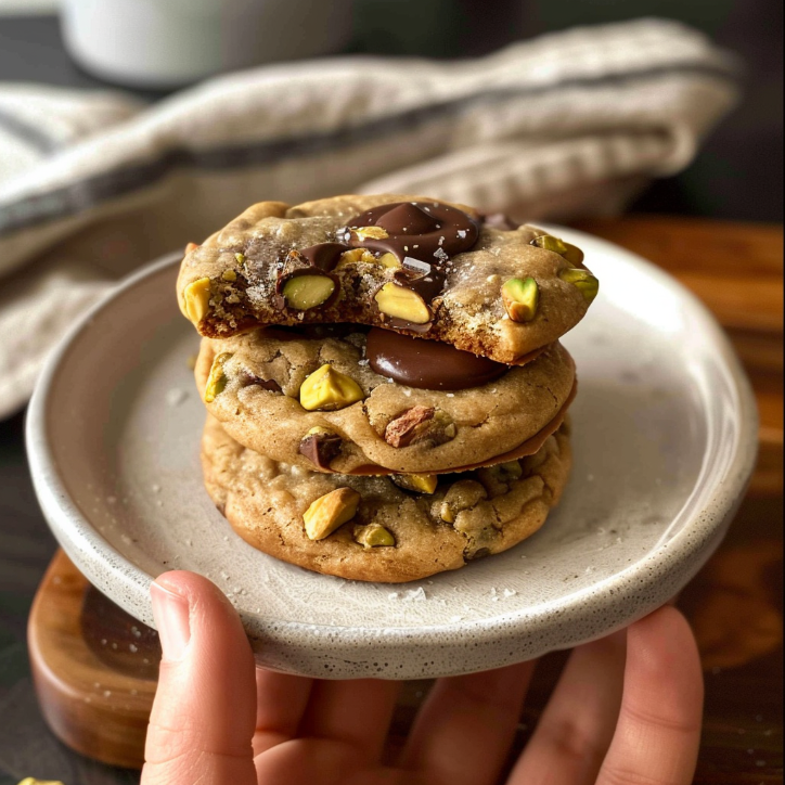 Salted Pistachio Chocolate Chunk from Scratch 1 Salted Pistachio Chocolate Chunk from Scratch