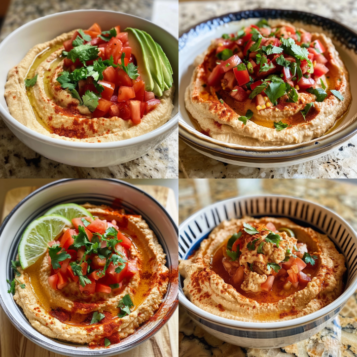 healthy taco hummus ultimate