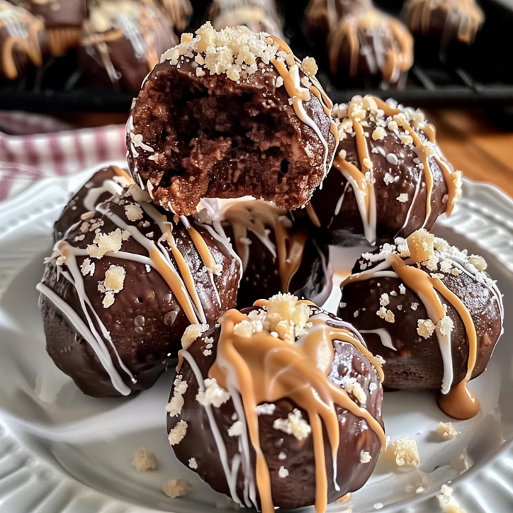 Chocolate Peanut Butter Snowballs for the Whole Family