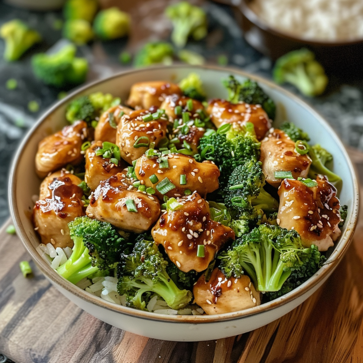 garlic butter chicken broccoli