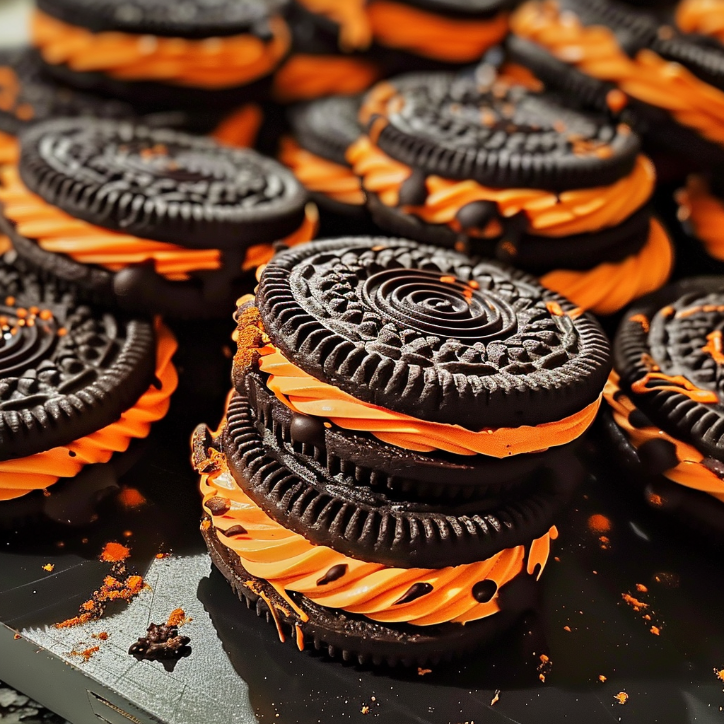 halloween oreo chocolate cookies