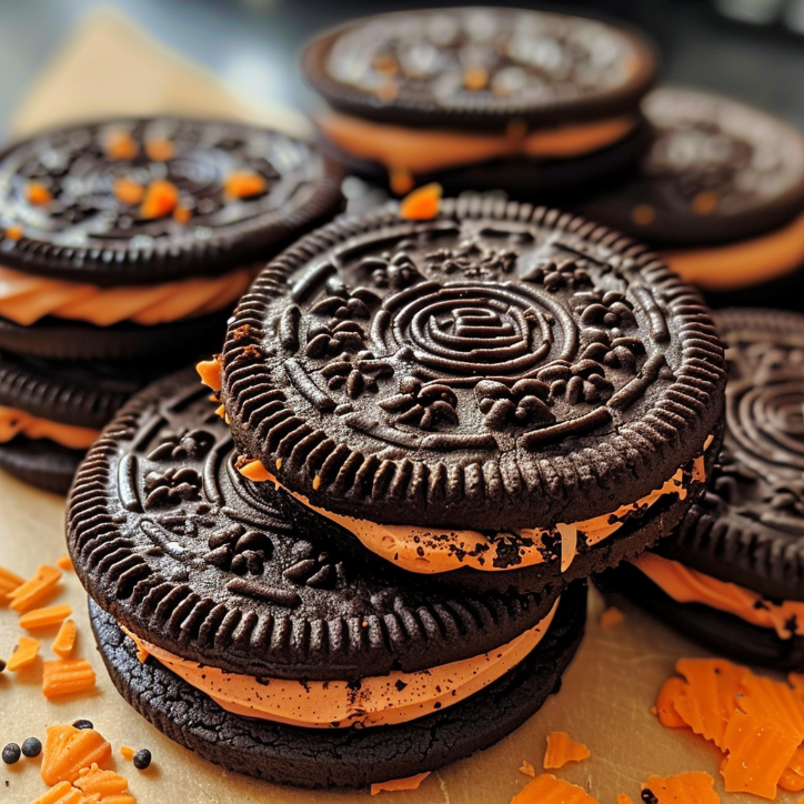 halloween oreo chocolate cookies