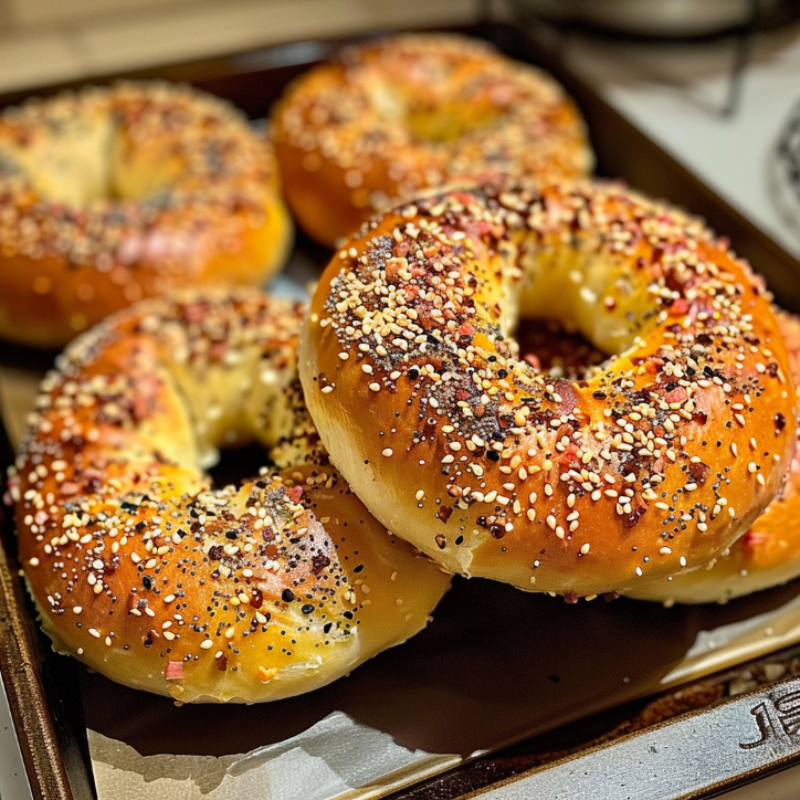 flavorful high protein bagels