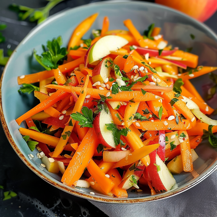 Zesty Carrot Apple Salad for the Whole Family 1 Zesty Carrot Apple Salad for the Whole Family