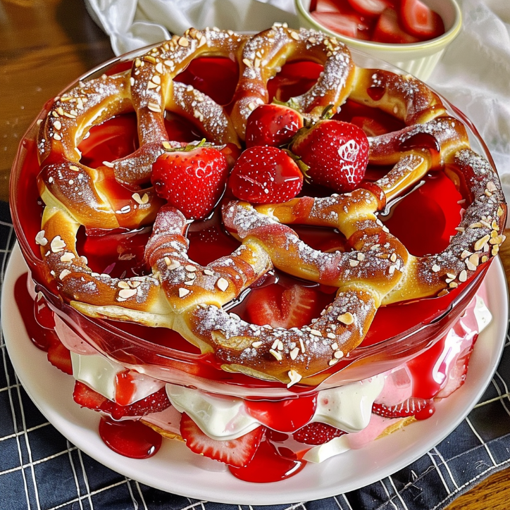 how make strawberry pretzel