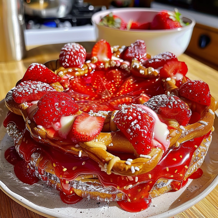 how make strawberry pretzel