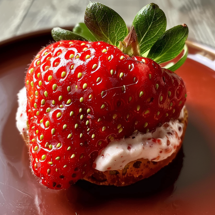 delicious decadent roasted strawberry