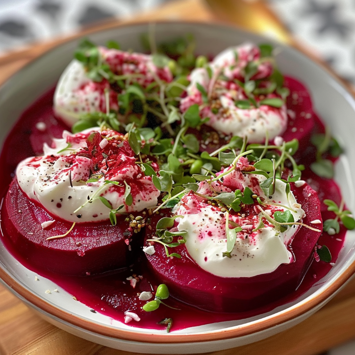 cozy beet bliss whipped
