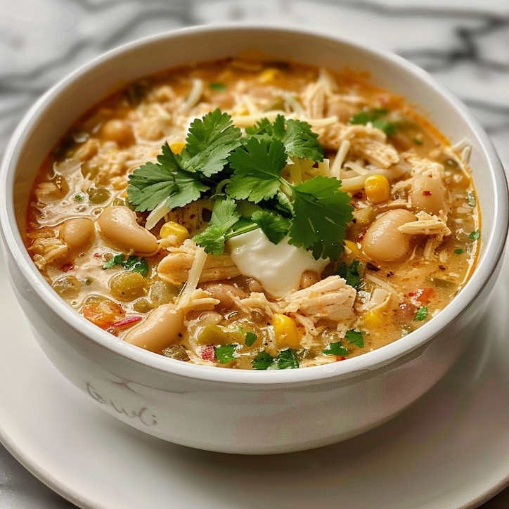 high-protein white chicken chili