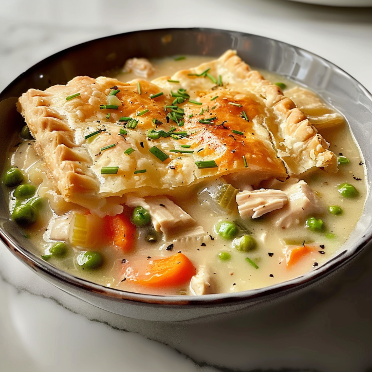 protein-packed chicken pot pie