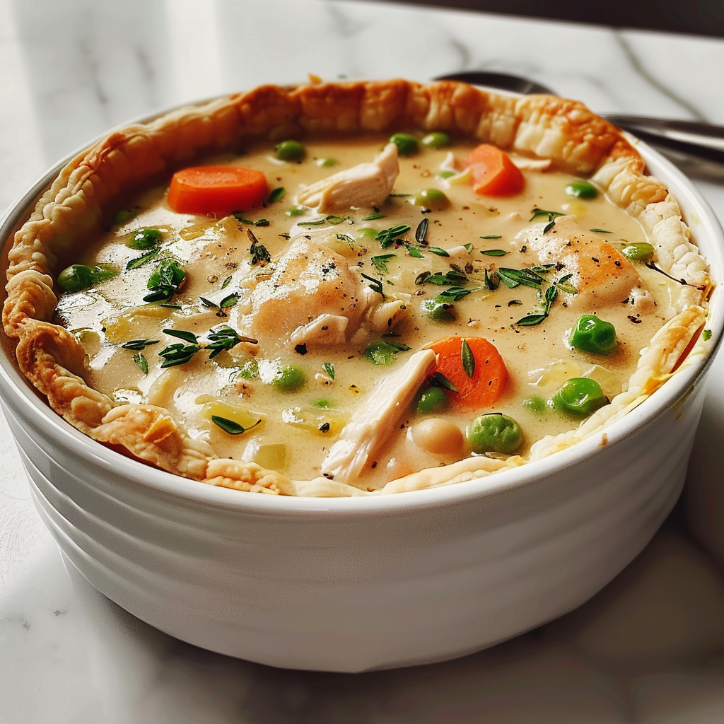 protein-packed chicken pot pie