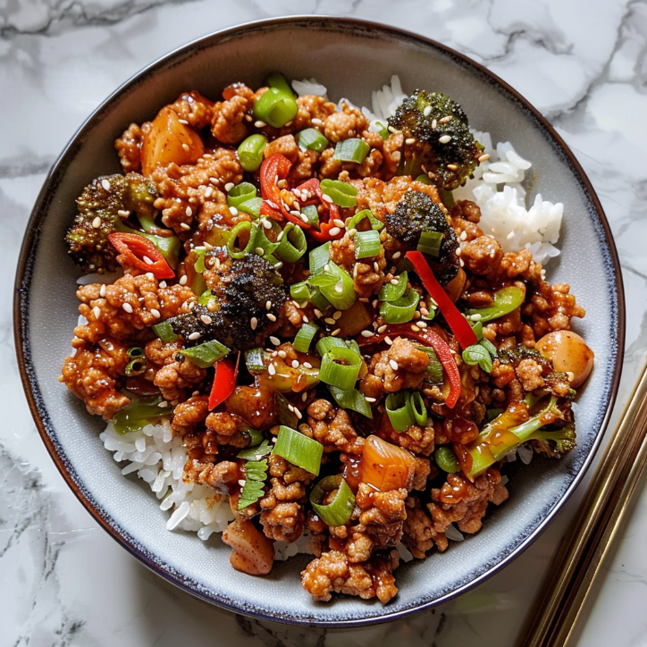 Honey Sriracha Ground Chicken for the Whole Family 1 Honey Sriracha Ground Chicken for the Whole Family