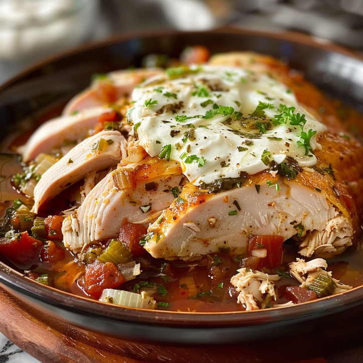 Restaurant-Style High-Protein Chicken Taco Soup