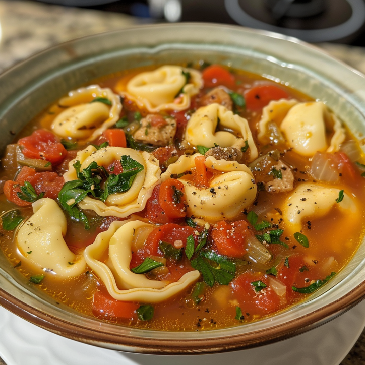 healthy tortellini soup