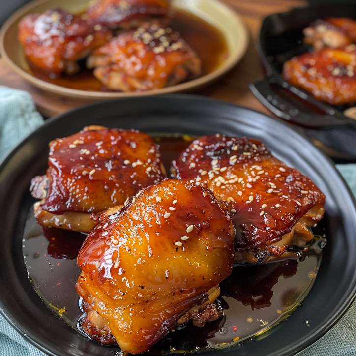 Sticky Baked Chicken Thighs: Easy & Delicious