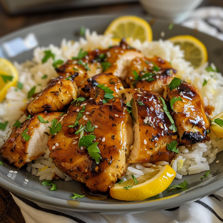 honey lemon garlic chicken