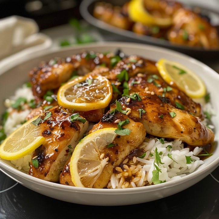 honey lemon garlic chicken