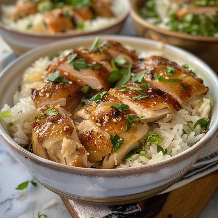 Flavorful Smothered Chicken Rice 4 smothered chicken rice