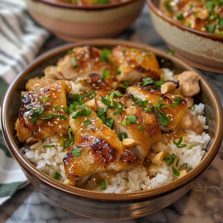 Flavorful Smothered Chicken Rice 2 smothered chicken rice