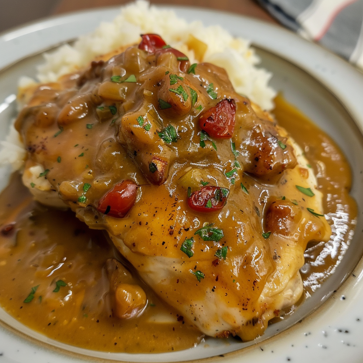 smothered chicken