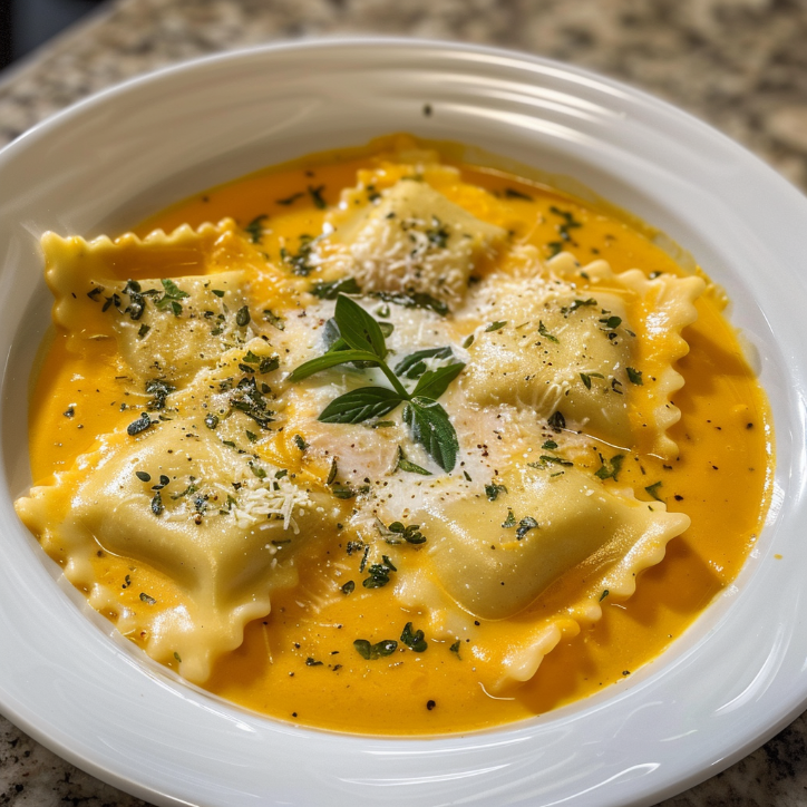 Creamy Butternut Ravioli Soup for the Whole Family 1 Creamy Butternut Ravioli Soup for the Whole Family